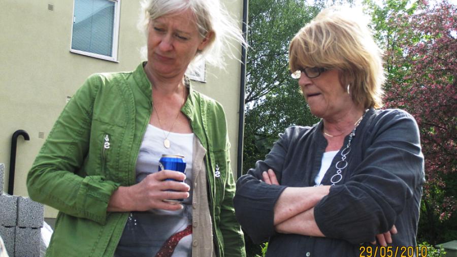 Eva och Marie är tveksamma till bygget