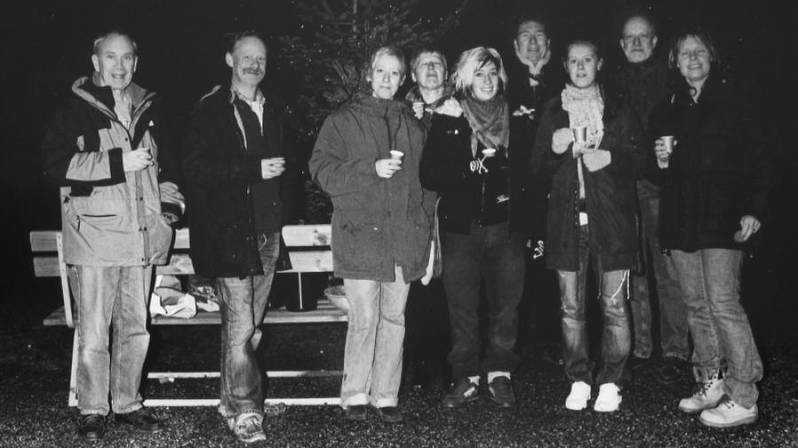 2006 Första julgranen är klädd Janne Sture Eva Johanna Thomas och Sussie